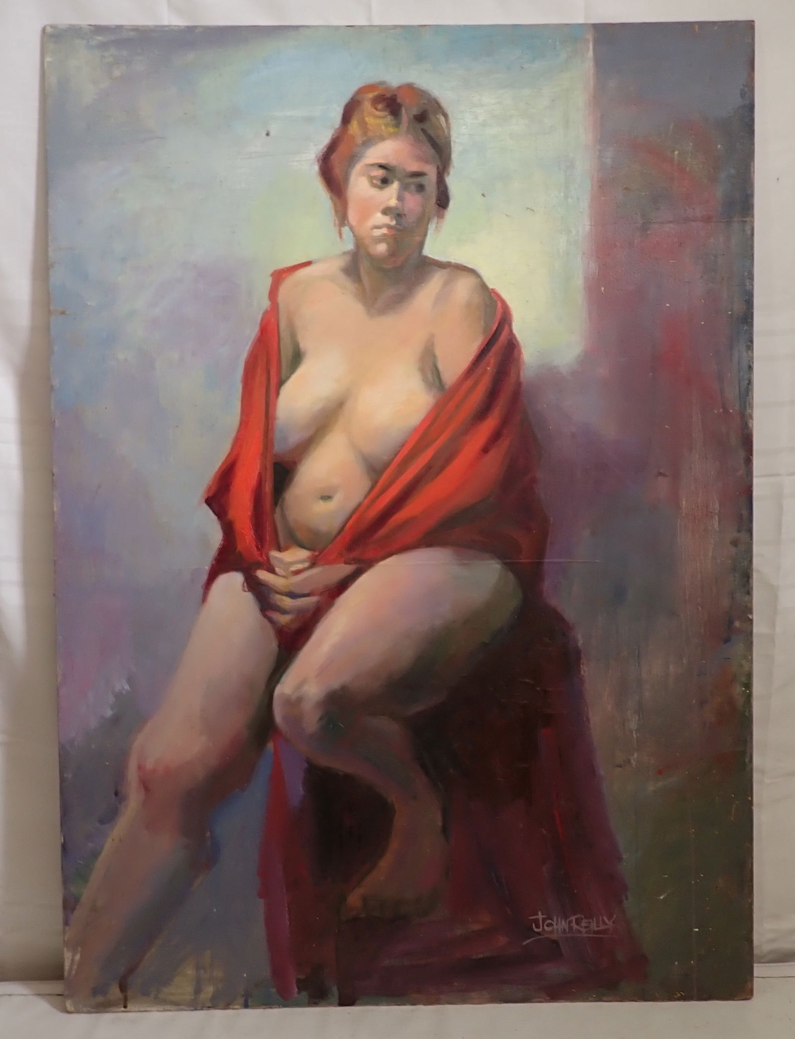 4 John Reilly Portrait Oil Paintings (1 of 4)