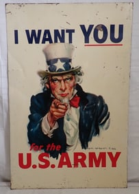 Uncle Sam US Army James Montgomery Flagg Sign