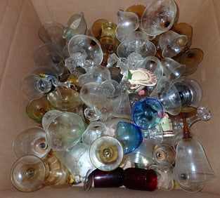 Box of Misc Glassware