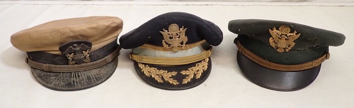 3 Military Hats