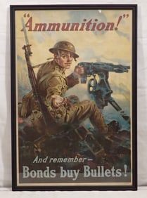 Bonds Buy Bullets Ammunition Poster