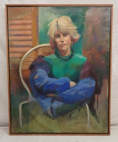 John Reilly Oil on Canvas Portrait Paintings