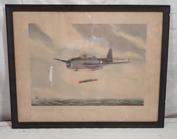 1943 Grumman Aircraft Avenger Litho