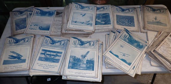 71 Aerial Age Weekly Magazines 1918-1922
