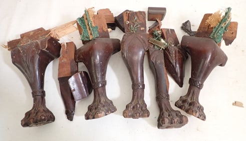 Claw Foot Furniture Legs for Parts