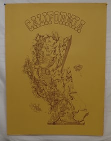 Jefferson Airplane John Johnson Rock Poster California