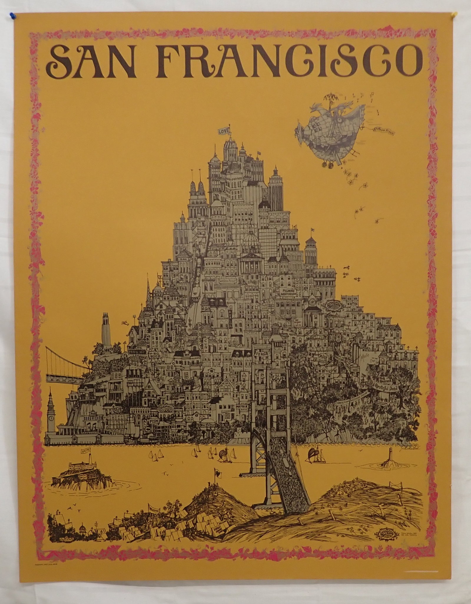 1967 Dave Schiller J Michaelson Rock Poster Sparta Graphics (1 of 10)