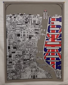 1968 David Schiller John Johnson London Poster