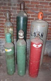 Propane Oxygen & Acetylene Tanks