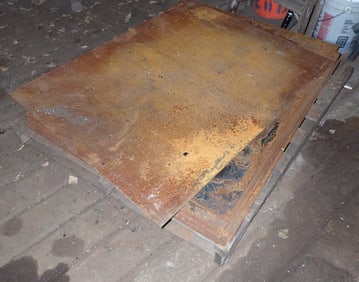 21 pcs of 1/16" Steel Sheets