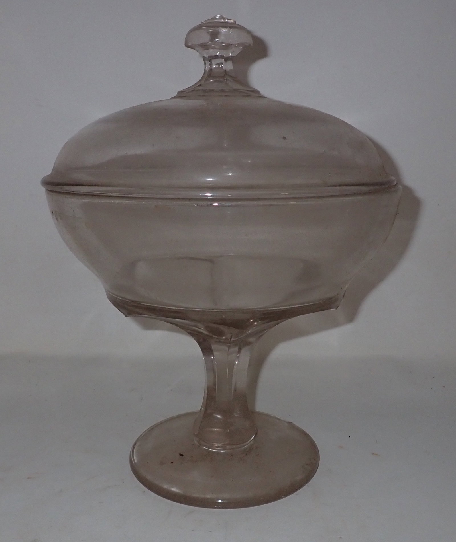 EAPG Glass Covered Compote (1 of 2)
