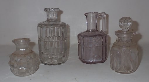 Early Glass Bottles & Cruet