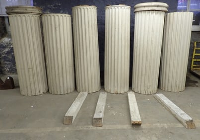 2 Fluted Architectural Columns