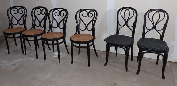 6 Bentwood Chairs