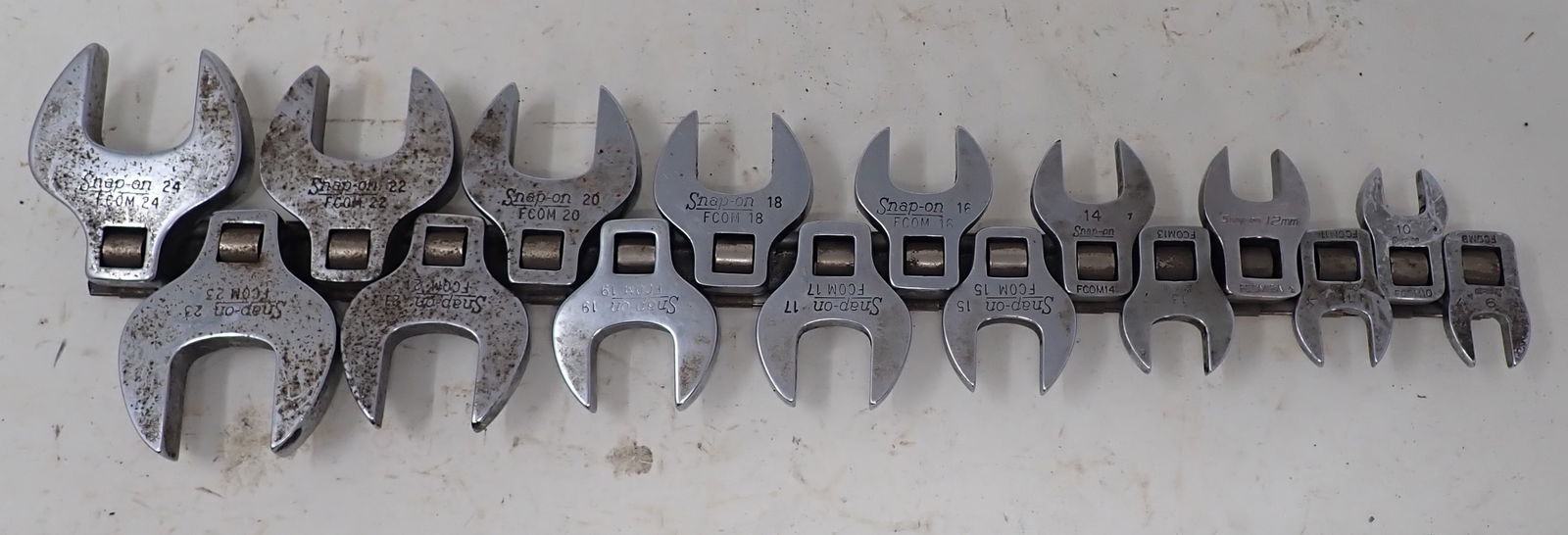 Snap On 3/8" Drive Metric Crowfoot Wrenches (1 of 4)