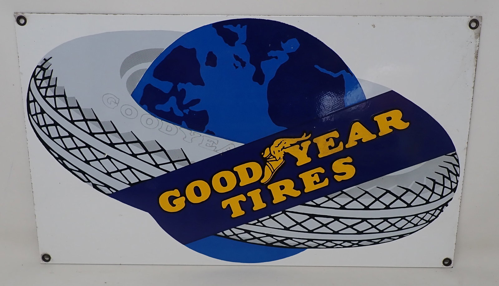 Goodyear Tires Porcelain Sign (1 of 2)
