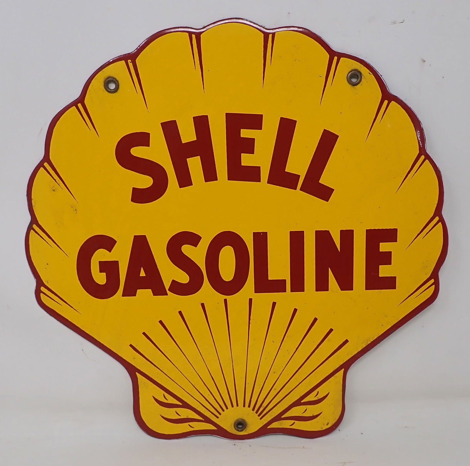 Shell Gasoline Porcelain Sign (1 of 2)