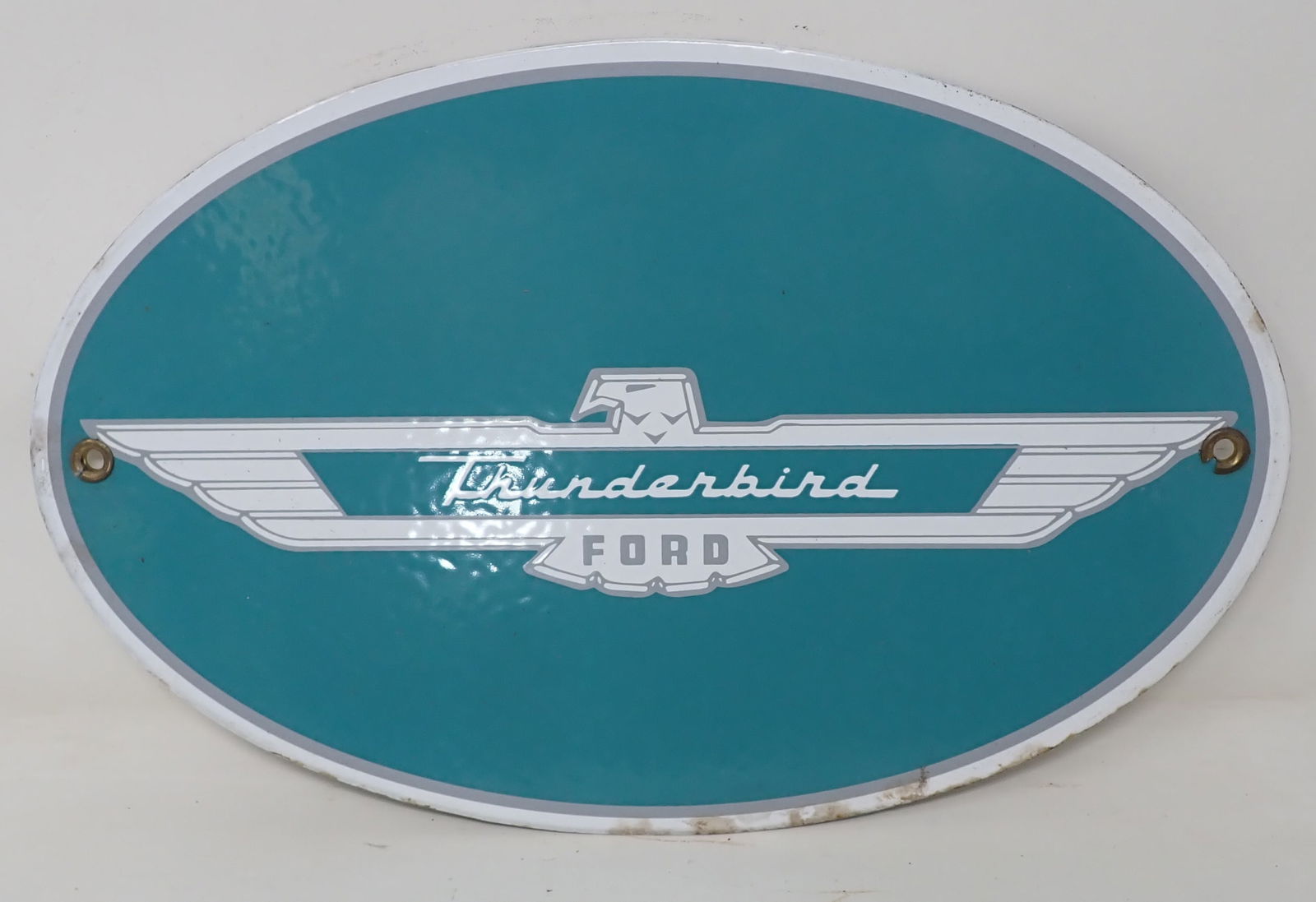 Ford Thunderbird Porcelain Sign (1 of 2)