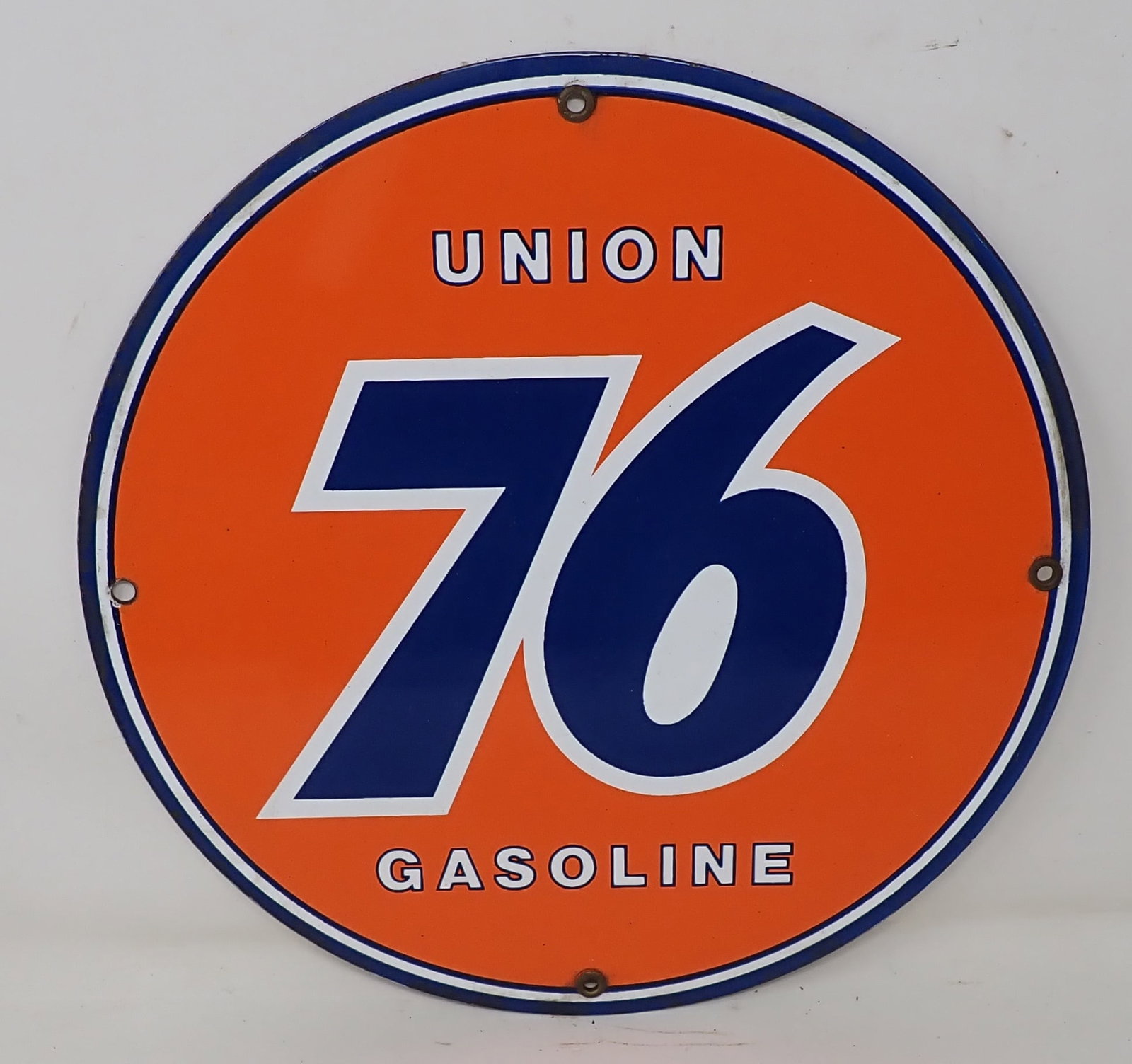 Union 76 Gasoline Porcelain Sign (1 of 2)