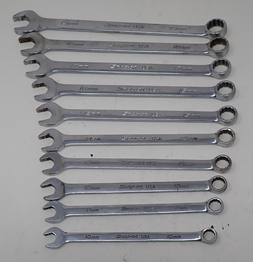 Snap On Metric Flank Drive Wrenches (1 of 4)