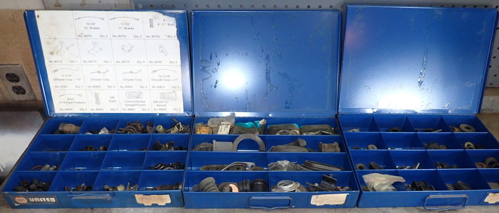 Parts Organizers w/ Misc Car Parts incl Ford (1 of 4)