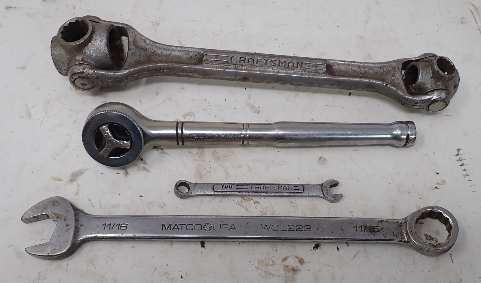 Craftsman 3/8 Rachet Wrenches incl Matco (1 of 3)