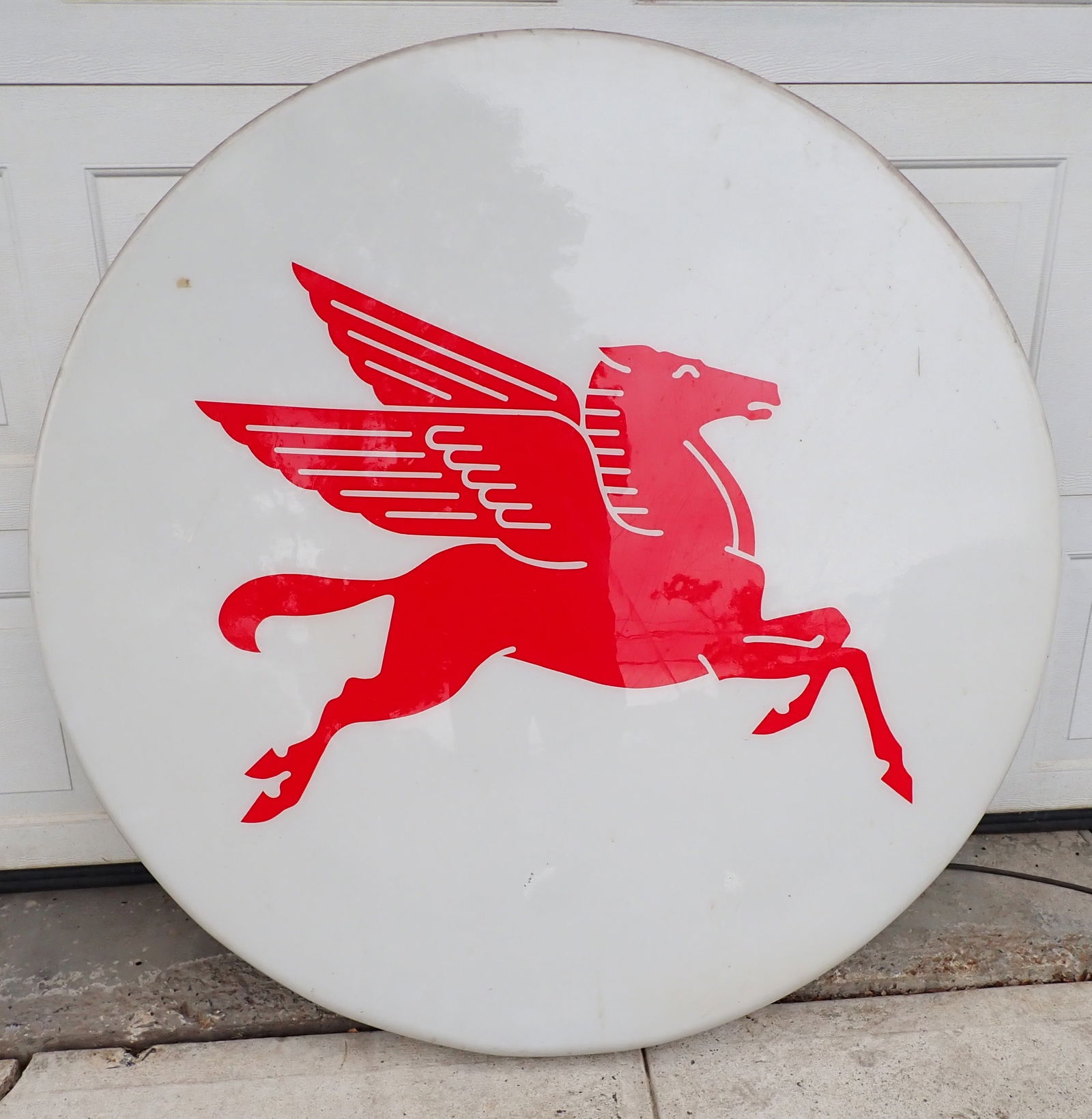 Mobil Pegasus Lighted Service Station Sign (1 of 7)