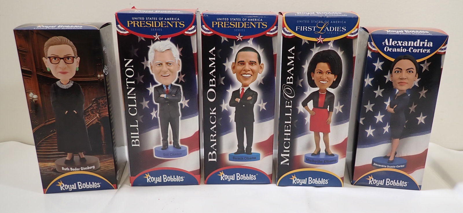Royal Bobbles Clinton Obama Ruth Ginsburg: Getting all pictured