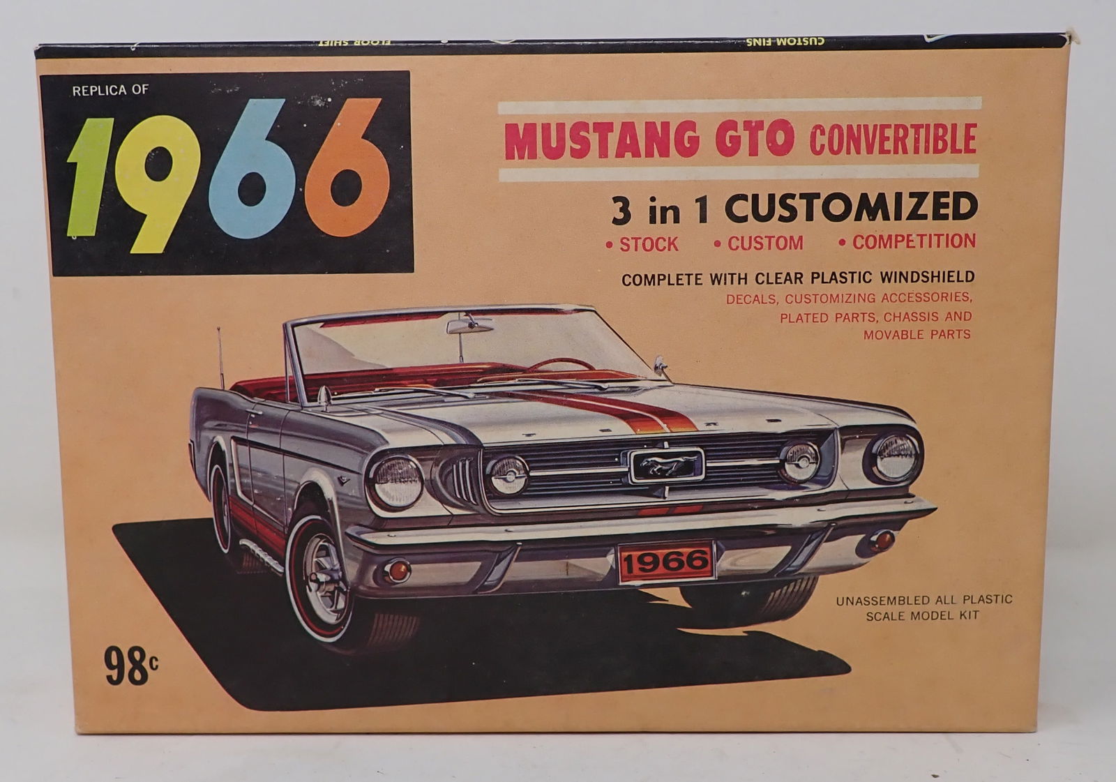 1966 Mustang GTO Convertible Palmer Model Box ONLY (1 of 3)