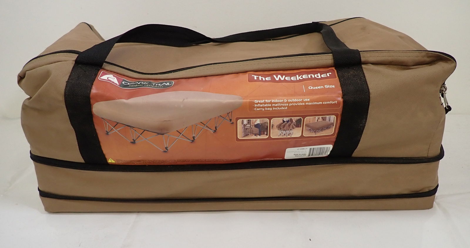 Ozark Trail Queen Size Blow Up Mattress & Frame Auction