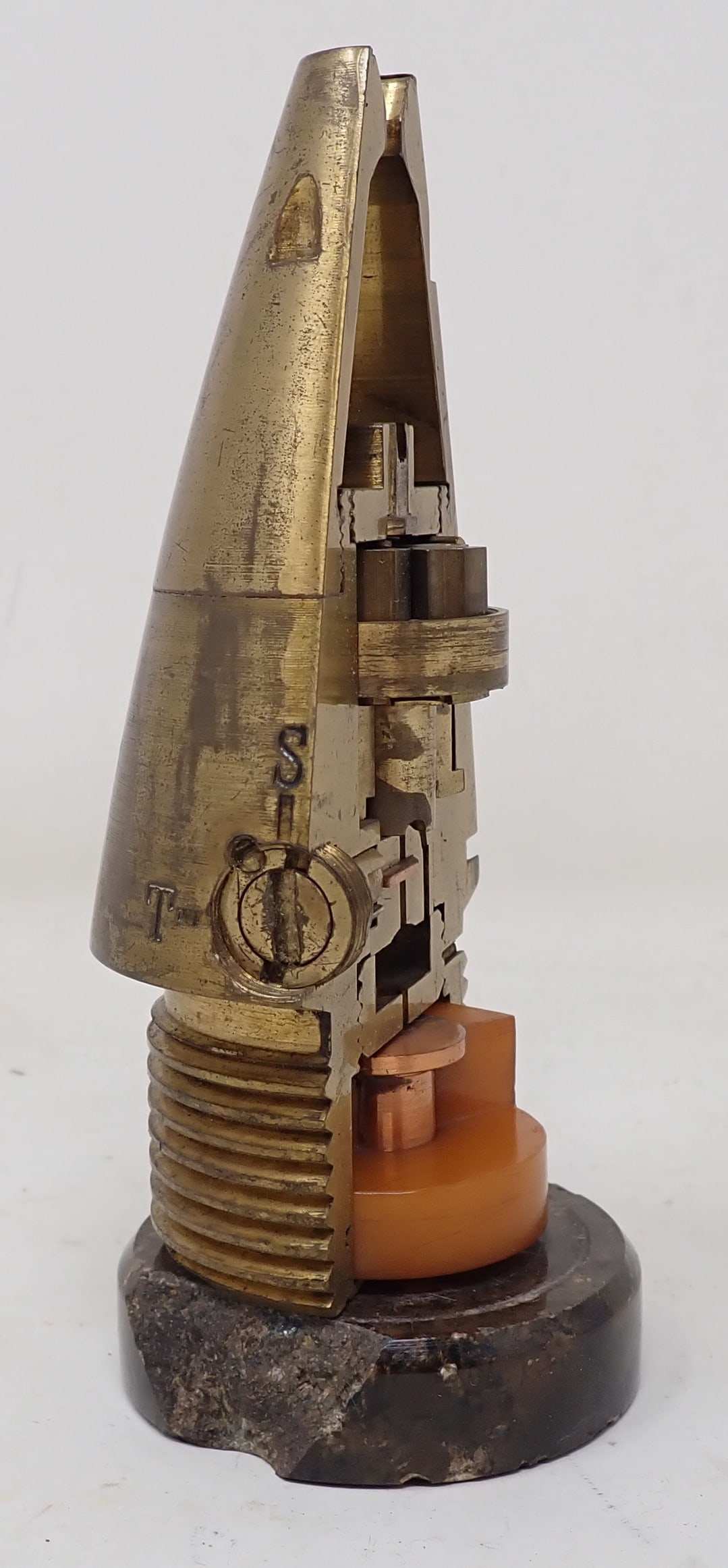 Cut Away Bullet: Apprx 2 1/4" wide and 5 1/2" tall