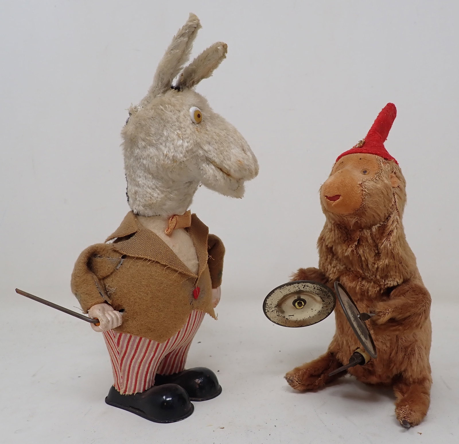 Wind up Horse & Monkey: Horse is apprx 7 1/2" tall.