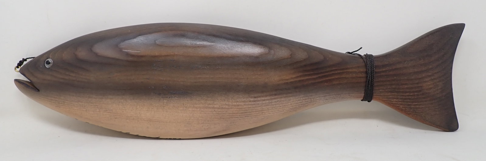 1994 John Barto Wood Carved Striped Bass: Approx 20" long