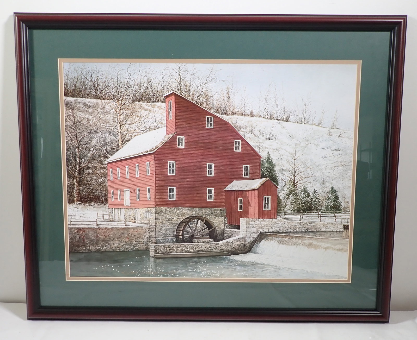 1985 Dan Campanelli Signed  Clinton Mill Print (1 of 4)