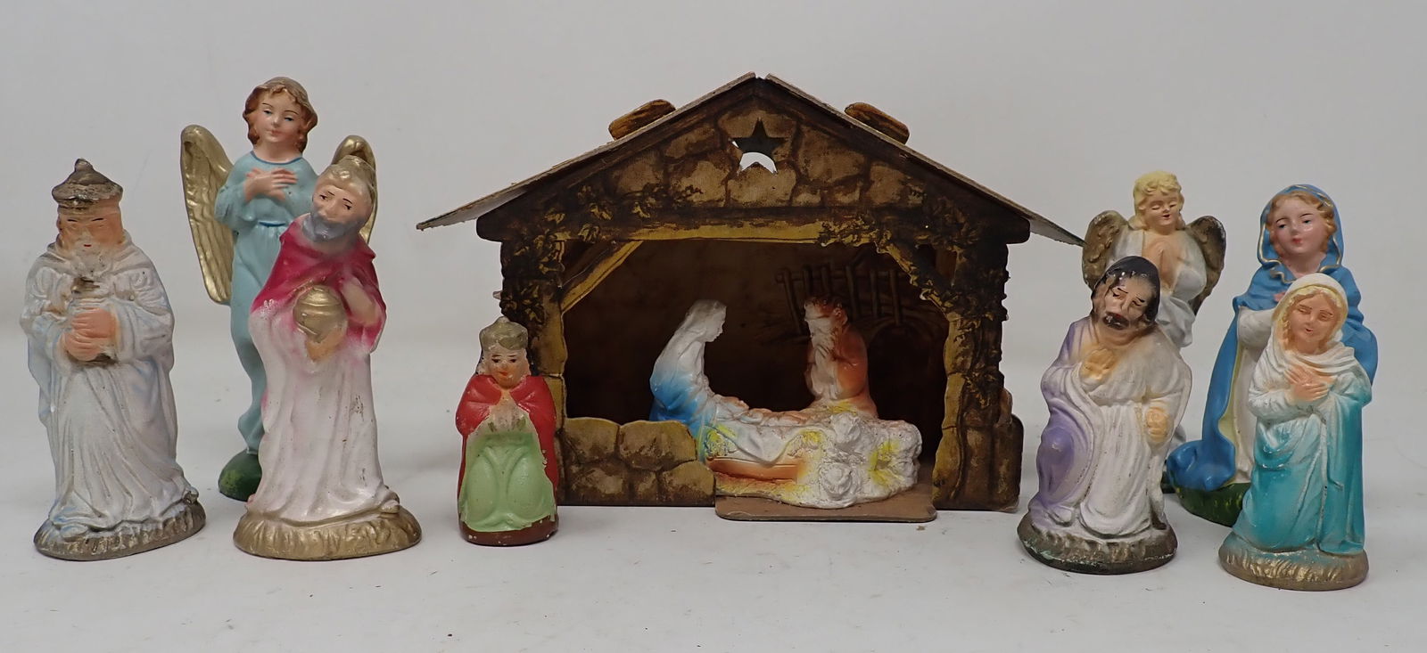 Chalkware Nativity Figures (1 of 4)