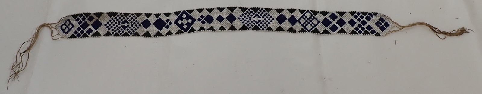 Beaded Belt: Approx 2" wide and 25 1/2" long
