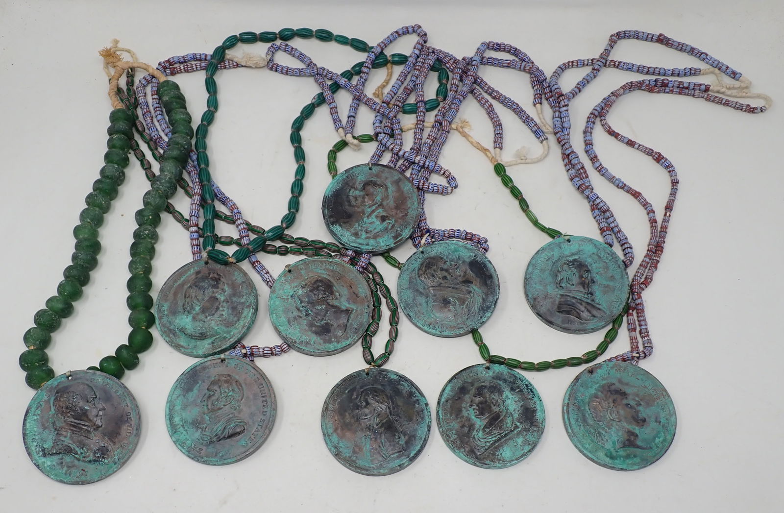 10 Bronze Peace Style Medals (1 of 6)