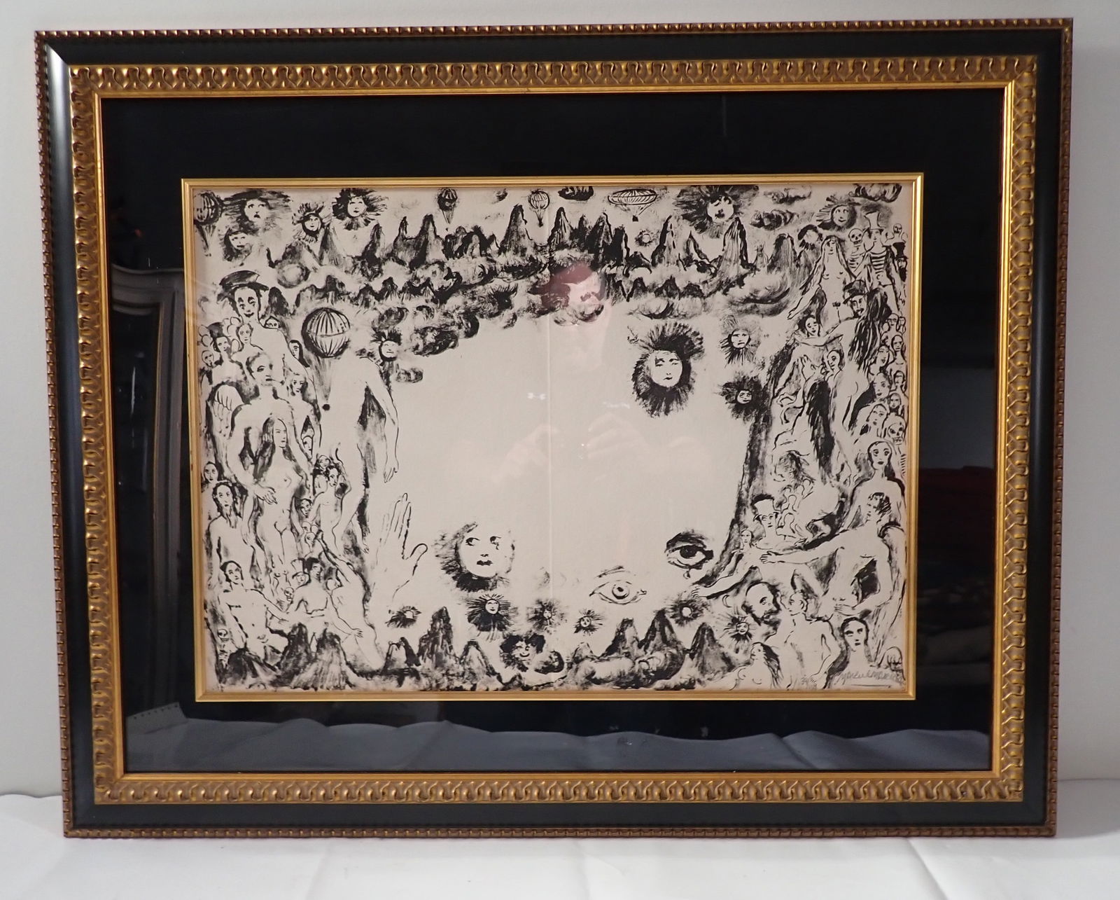 Marcel Marceau Le Monde Lithograph (1 of 4)