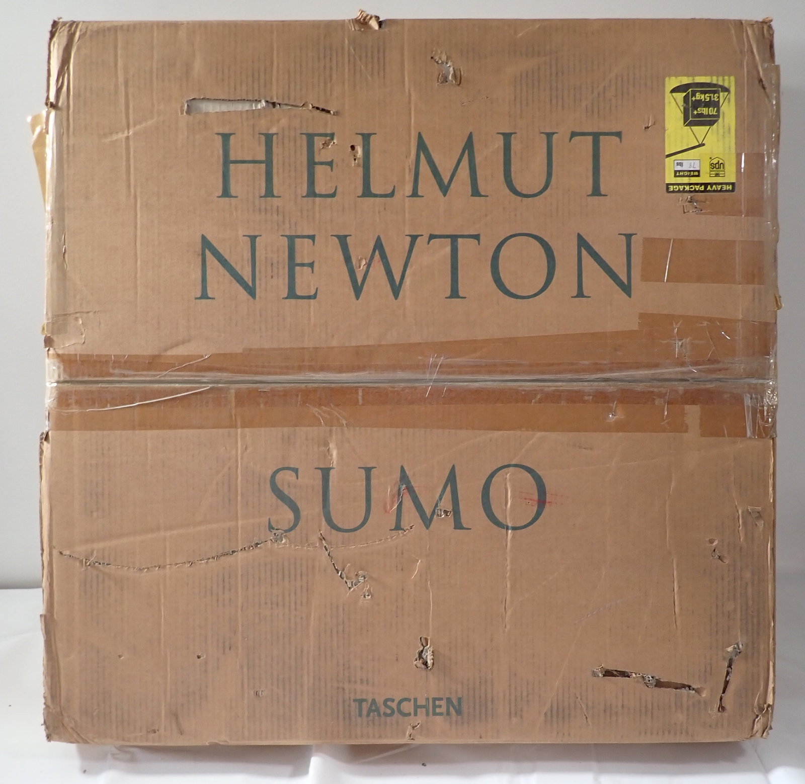 Helmut Newton Sumo Big Nude Art Book w/ Stand: Still in original shipping box ! We did not open it. Total box shipping weight is 78lbs. No in house shipping !