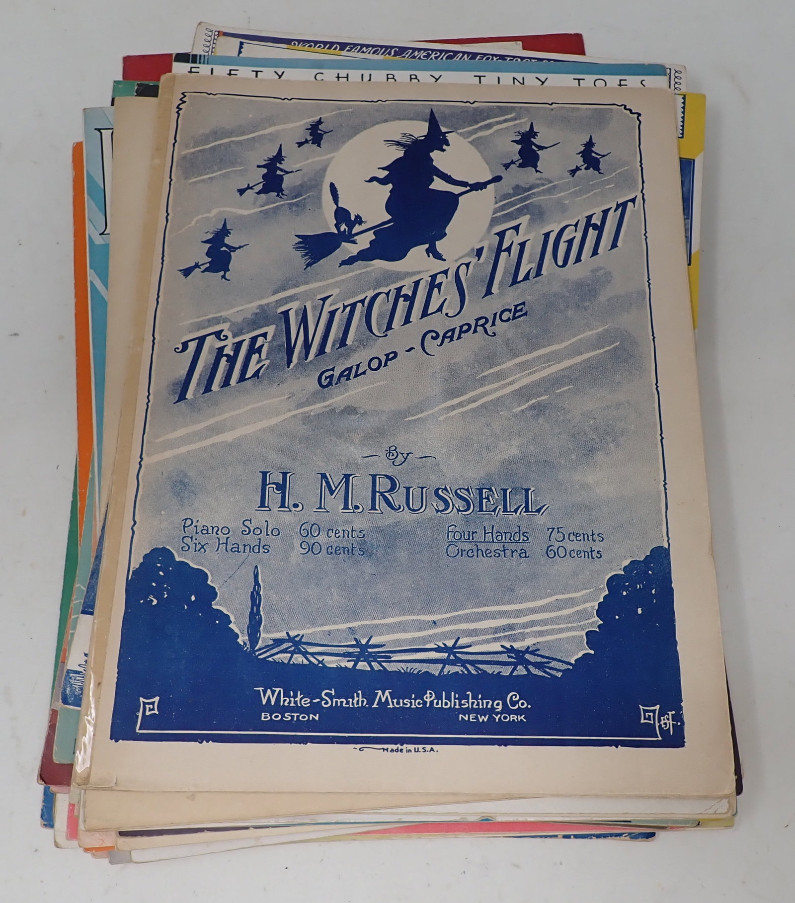 Pile of Sheet Music incl Witches Flight: Getting all pictured