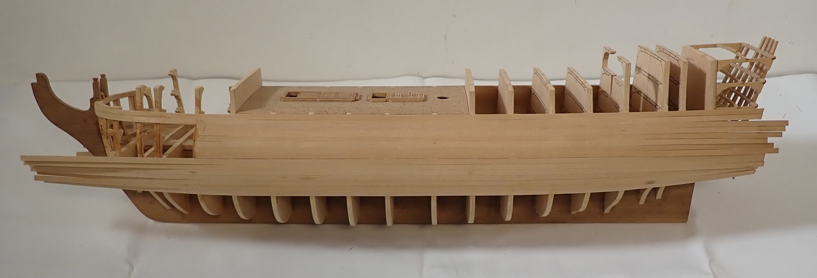 Partial Boat Model: Approx 5" wide and 28" long