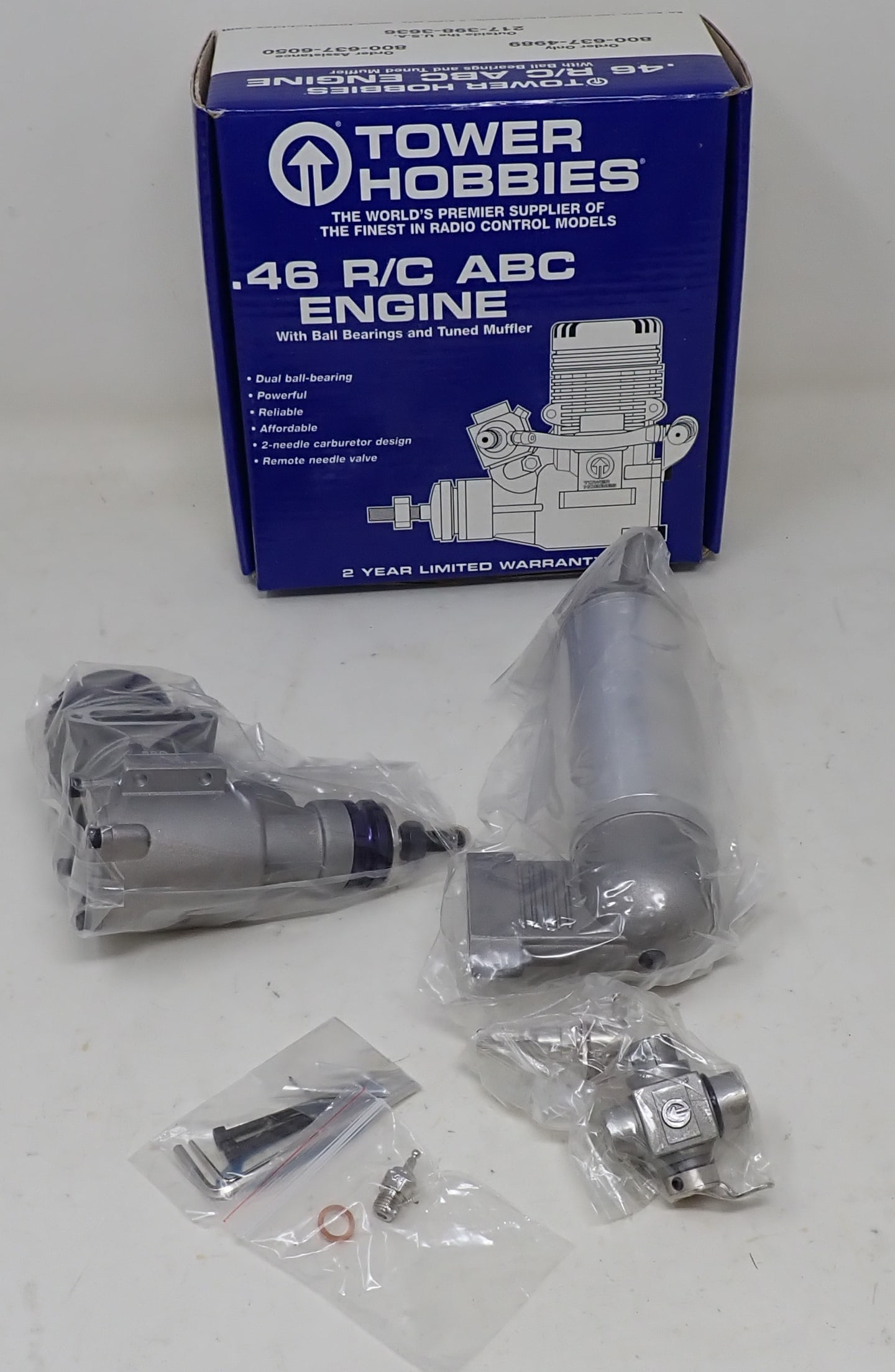 Tower Hobbies .46 R/C ABC Engine: We do not guarantee it is complete