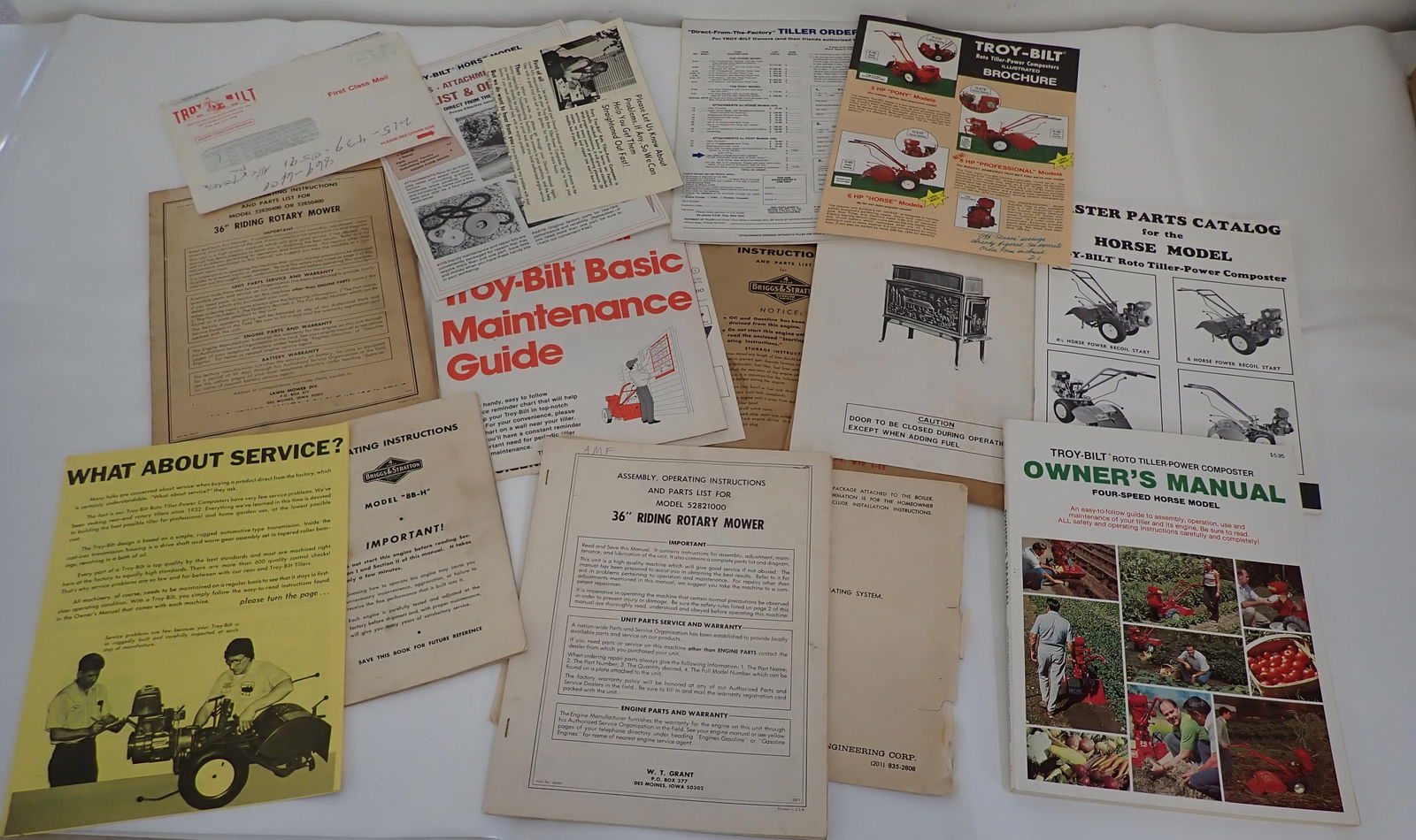 Owners Manuals incl Troy Bilt Tiller (1 of 4)