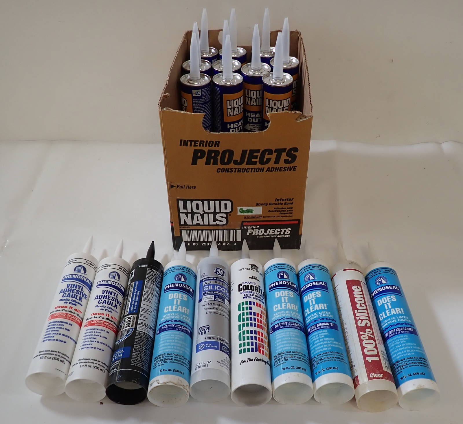 Liquid Nails Caulk & Silicone Auction