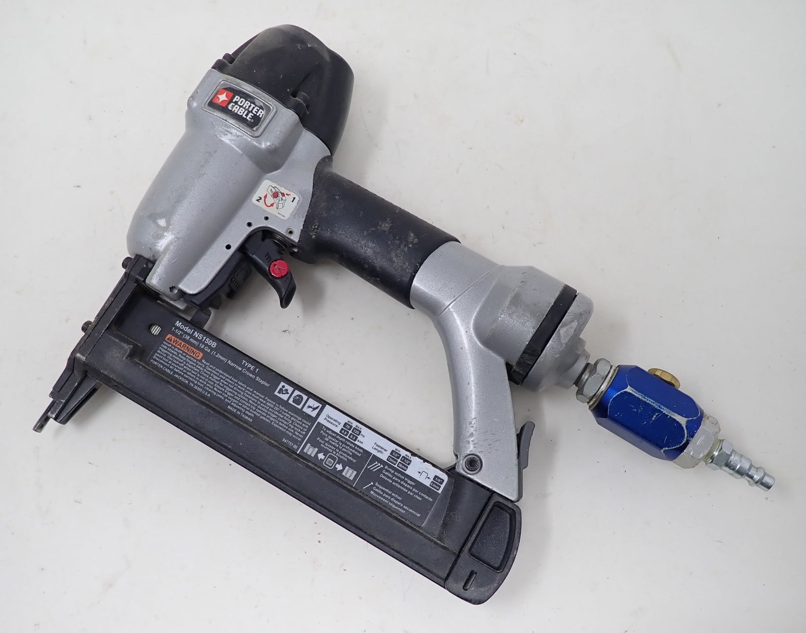 Porter Cable NS150B 18ga Narrow Crown Stapler (1 of 3)