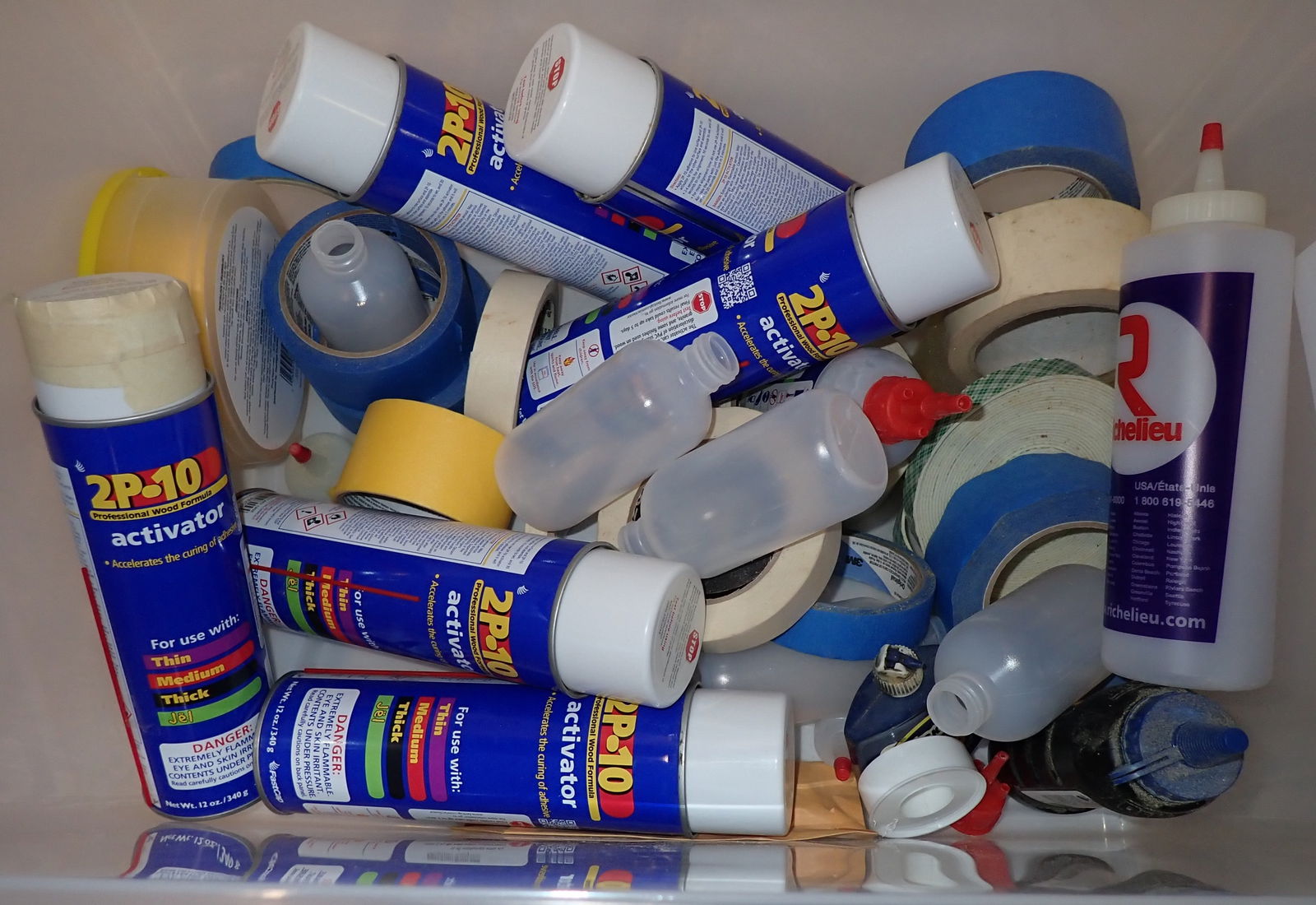 2P 10 Activator Cans Tape & Misc (1 of 2)