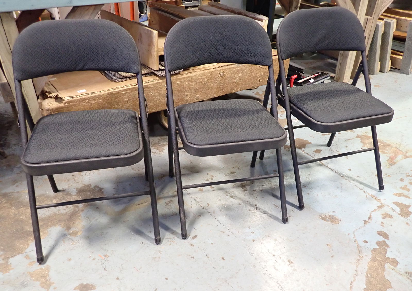 3 Folding Chairs (1 of 2)