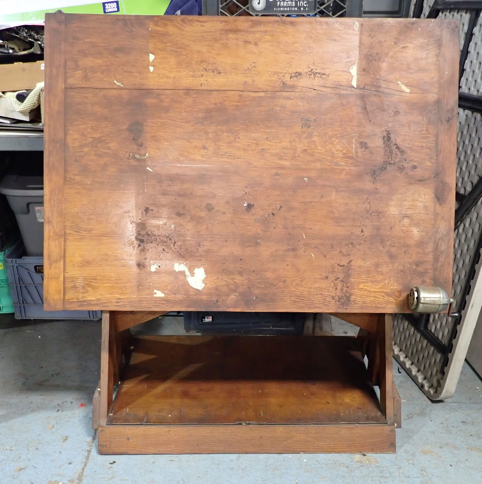 Drafting Table: Apprx 30" x 42" x 34" tall. No in house shipping !