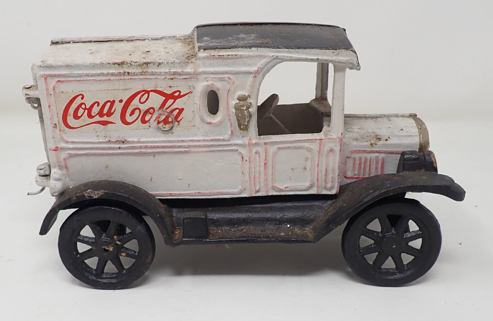 Cast Iron Coca Cola Truck: Repro truck is approx 8 1/2" long and 5" tall