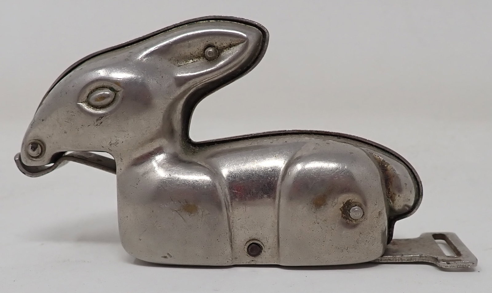 1928 Security Blanket Fastener Rabbit: Approx 3 3/4" long